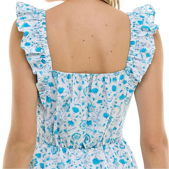 Draper James Women's Ruffle Sleeve Dress M - Picture 4 of 11